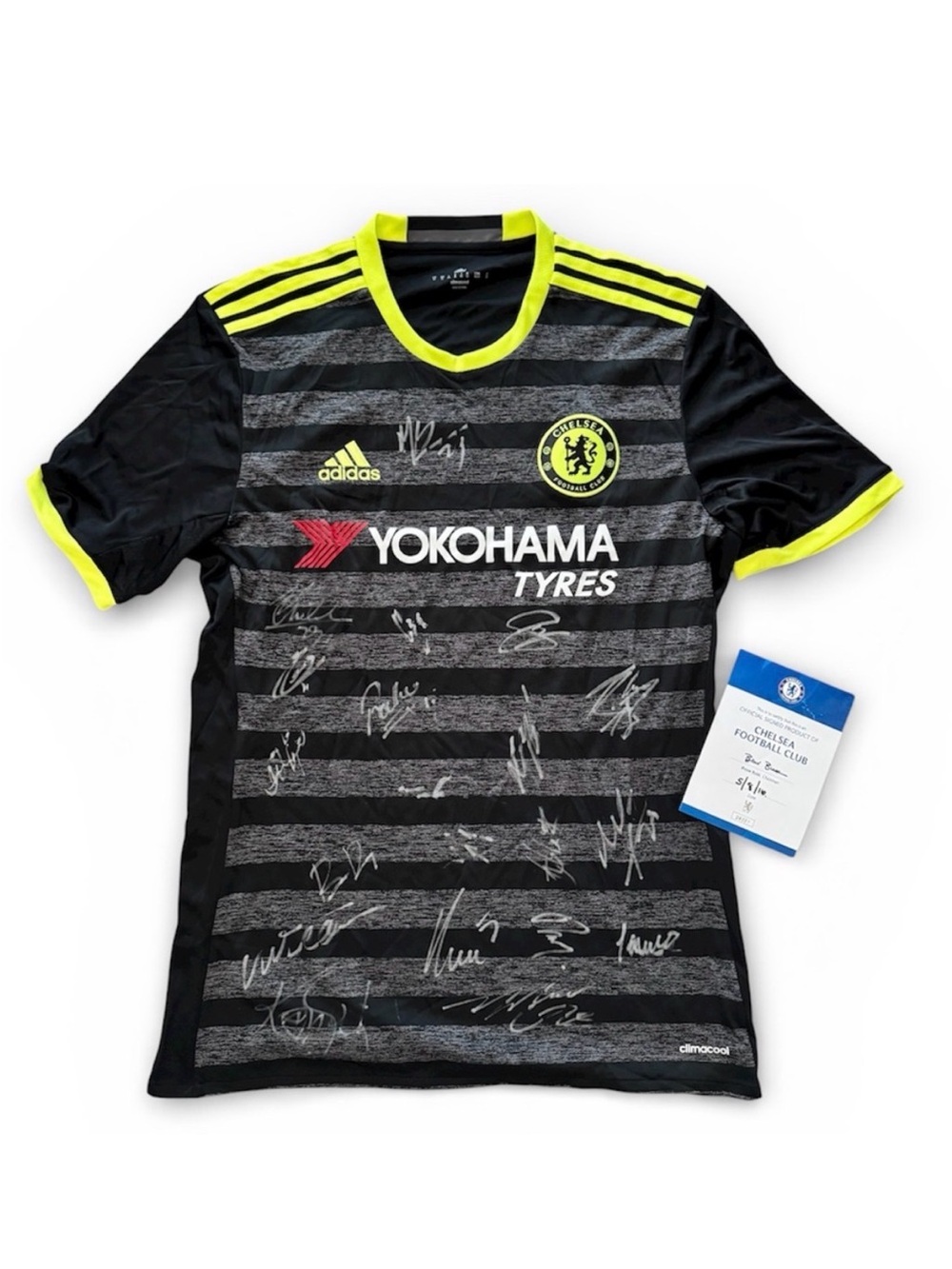 Chelsea FC 2016/17 Official Signed Autographed Jersey Premier League Title Squad